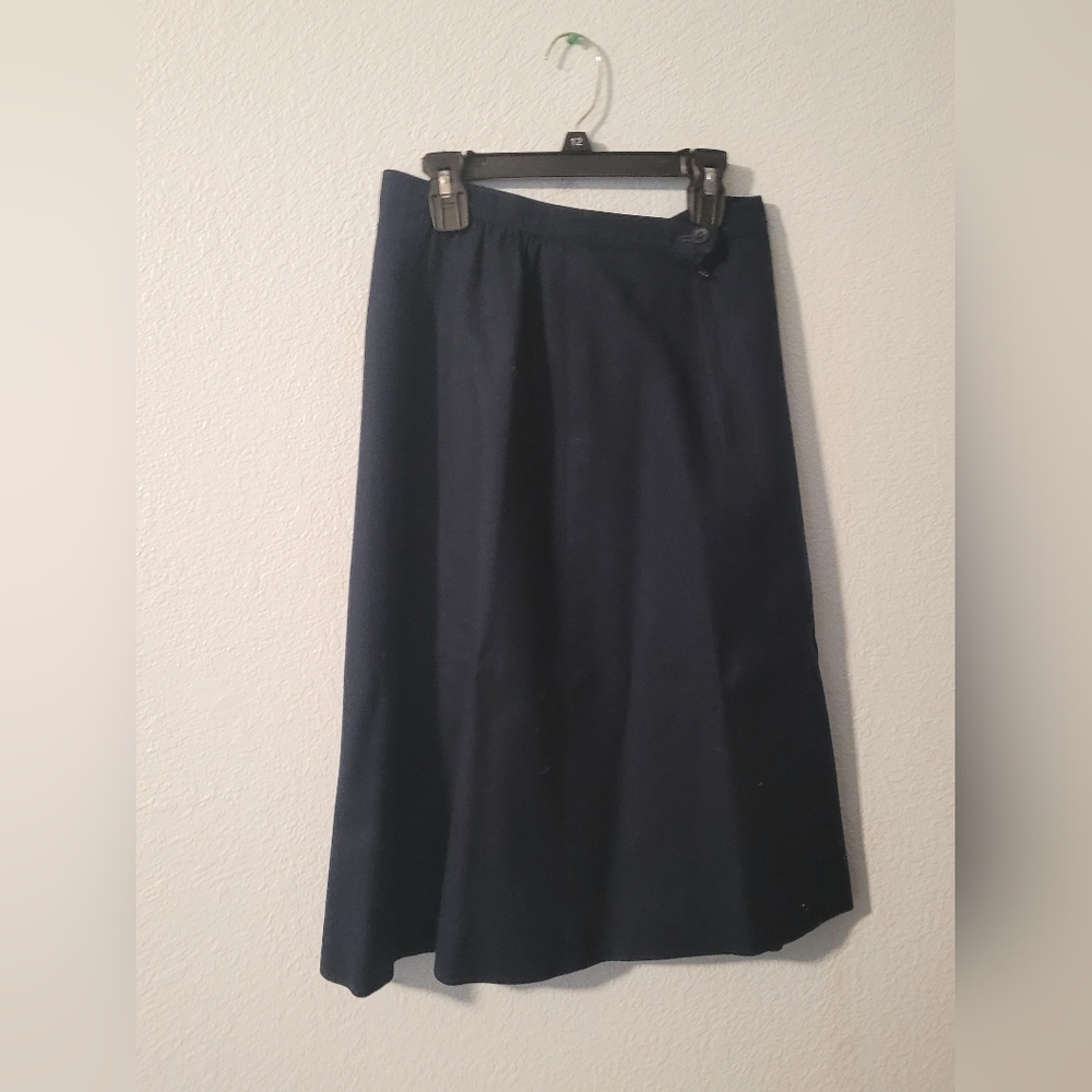Pendleton Women's Navy Wool Skirt